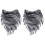 2Stk Grauer Arabischer Schal Unisex Halstuch Warm 1