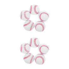 10Stk Weißer Kinder Trainingsball Sport Outdoor Bounce