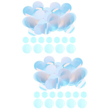 2Stk Pailletten Himmelblau Für DIY Bekleidungsdeko