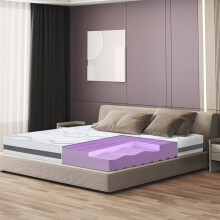 The White Stone Patja 160 x 195 Hypoallergeeninen | Korkeus 25 cm | Ortopediset ja muotoutuvat ominaisuudet | Valmistettu Italiassa