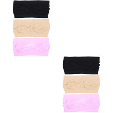 6St Fashion Tube Tops Dames Naadloos Strappy Kleding Roze Zwart