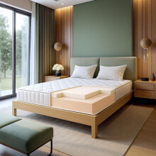 Matras - DE WITTE STEEN - 120x200 cm - Geheugenfoam - Hoogte 20 cm - Orthopedisch, brandwerend