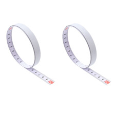 2Pièces Règle Mètre Acier Auto-Adhésive Pour Travaux Précis