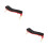 2St Rood Rubber Viool Schoudersteun Ergonomisch En Gemakkelijk 1