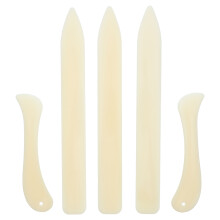 5Pièces Outils Plastique Beige Pour Finitions Cuir