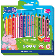 STAEDTLER Peppa Pig Colouring Pencils 12 Pack
