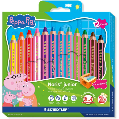 Staedtler STAEDTLER Peppa Pig Colouring Pencils 12 Pack