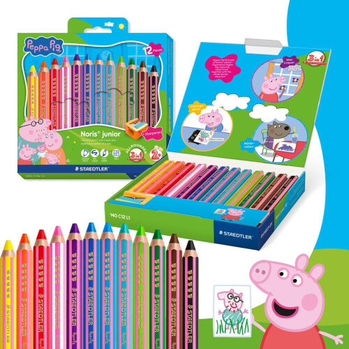 Staedtler STAEDTLER Peppa Pig Colouring Pencils 12 Pack 1