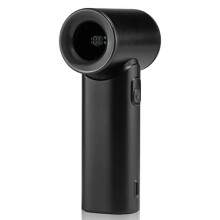 Handheld Electric Fan Turbo Air Cooling Fan for Office Outdoor Travel Low Noise Power Airflow Cooling Fan Black