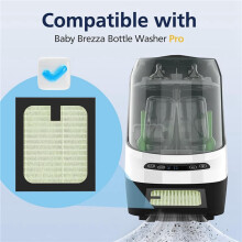 10X Substituição Do Filtro HEPA para Secador de Mamadeiras Baby Brezza Filtro para Secador de Mamadeiras Filtro para Lavadora