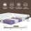 Verend matras - THE WHITE STONE - 150x190 - 20cm - Medium Hard - Orthopedisch 4