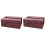 2Pièces Distributeur De Mouchoirs Marron Compact Pour 1