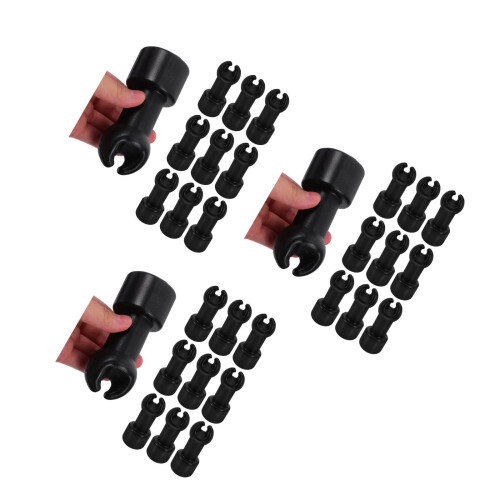 30Pièces Protections Poteaux Trampoline Noir Résistantes