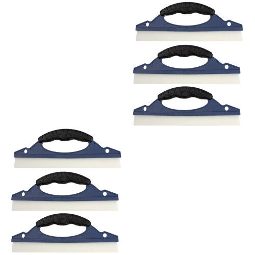 6Pièces Raclette Vitre Outil Nettoyage Rapide