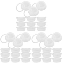 36Pièces Bouchons Filetés Pour Barils Gallon Blancs Usage Chimique