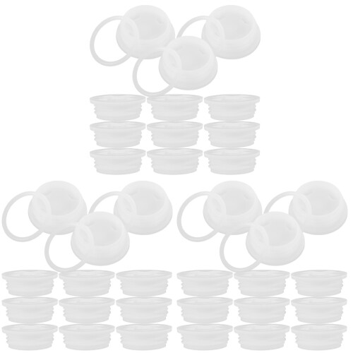 36Pièces Bouchons Filetés Pour Barils Gallon Blancs Usage Chimique