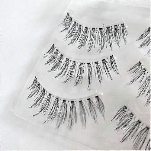 Natural Eyelashes 3Pair Handmade Fake Eyelashes for Makeup 1