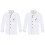 2Pièces Blouse Chef Longues Textile Premium Durable 1