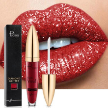 (Matches the image) Long Lasting Matte Pearl Shiny Lip Gloss Waterproof Long Lasting Non-stick Cup Lip Glaze Makeup Care Lipstick