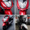 (blue) Fixed wind wing for Honda 5