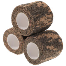 3Rotoli Nastro Adesivo Elastico Camo Per Uso Outdoor