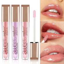 (Matches the image) The New Mirror Transparent Lip Gloss Nude Lip Glaze Does Not Fade and Does Not Stick To The Cup of Water Light Lip Gloss