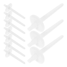 10Pcs White ABS Spool Pin Cap Set for Brother Sewing Machines Home Use