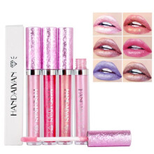 (#05) Diamond Lip Gloss Shine Metallic Lip Glaze Charm Long Lasting Glitter Liquid Lipstick Highly Pigmented Lip Gloss Lip Make Up