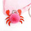 Keychain Crab Shape Creative Hanging Keychains Plush Gift 1 Piece 3