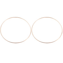 2Pièces Cercles Métalliques Dorés Pour DIY -Rêves Macramé