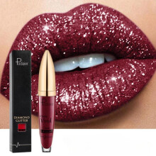 (Matches the image) Matte Glitter Liquid Lipsticks Diamond Shiny Lip Gloss Waterproof Long Lasting Pearl Lipgloss Women Lip Tint Makeup Maquillaje