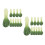 20Pcs Multi Plastic Fake Vegetables Components for and Play 3