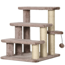 Krabpaal/trapje met speelbal voor kleine katten