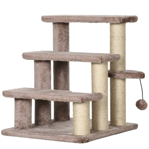 Arbre à chat avec escalier et balle de jeu pour petits chats