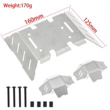 Stainless Steel Chassis Armor Kit for AXIAL 1/8 AXP8 GILAMON RC Upgrade