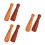 6Stk Multipurpose Knoblauchreibe Holzgriff Transparent 1