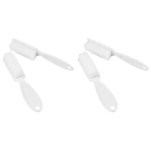 12Stk Nagelbürsten Weiß Plastik Nail Art Manicure