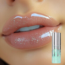 (Matches the image) Pearlescent Color Changing Lip Gloss,Natural Shining EffectLong Lasting Moisturizing and Hydrating Lip Plumping Mirror Lip Glaze