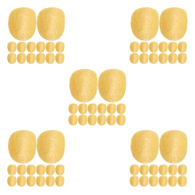 5Pièces Chips Simulées Fake Jaunes Décoration Cuisine Photographie