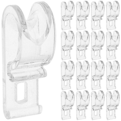 Roller Blinds Clear Curtain Hooks for Home Use 20Pcs Sturdy Clips 2