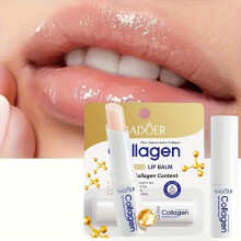 (matches the image) Collagen-Infused Glossy Lip Balm for Hydrating and Moisturizing Soft Lips