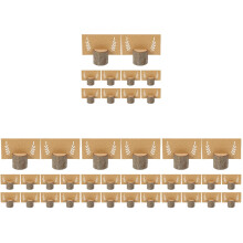 4Sets Dekorative Holz Platzkartenhalter Mit Papieraustausch Für Events