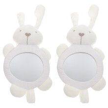 2Stk Baby Auto Cartoon Bunny Für Rückwärtige Sitzplätze