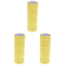 3Stk Gelbes Polyester Tüllband DIY Basteln Hochzeit Material