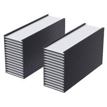 30 StüCk C-Kanal-Magnetetikettenhalter 1 X 3 Zoll mit Magneten Magnetische Namensschilder Werkzeugkastenetiketten für Metall-Whiteboard