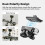 (Package 2) Camera Desktop Tripod Adapter 1/4 Thread Vlog Accessory for Insta360/DJI Camera 5