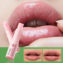 (Sakura) Cherry Blossom Lip Balm Moisturizing Lipstick Nourishing Lip Gloss - Hydrating Repair, Softens Lips Keeps Lips Soft and Smooth Lip Care Gift