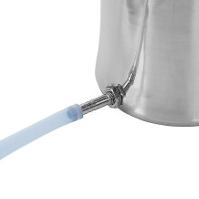 2l Health Stainless Steel Enema Bucket Suitable for Colon Cleansing Reusable Constipation Cleaning-hy
