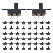 50 Pcs / 2 Position 1P2T SPDT Panel Slide Solder Lug SS12F1-G3