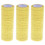 3Stk Gelbes Polyester Tüllband DIY Basteln Hochzeit Material 3